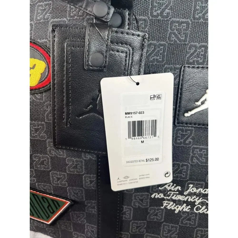 New Nike Jordan Monogram Champion Luxury 25L Duffle Bag MM9157-023 Size Medium
